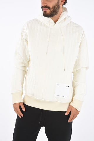 Quilted SELF-ENCLOSED Hoodie 