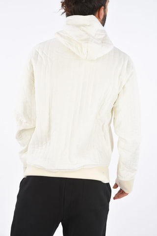 Quilted SELF-ENCLOSED Hoodie 
