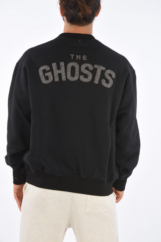 Crew-Neck THE GHOSTS Embroidered Sweatshirt