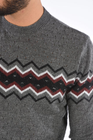 Maglia Fair Isle in Lana Vergine