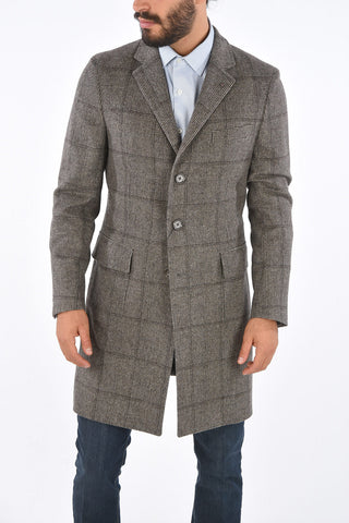 CC COLLECTION Cappotto in Lana Vergine District Check