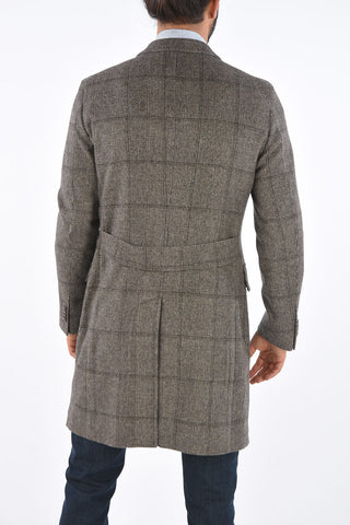 CC COLLECTION Cappotto in Lana Vergine District Check