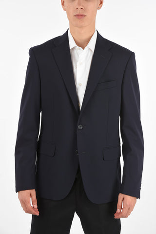 CC COLLECTION virgin wool RIGHT side vents 2-button blazer drop 7R