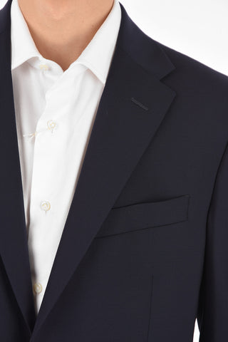 CC COLLECTION virgin wool RIGHT side vents 2-button blazer drop 7R
