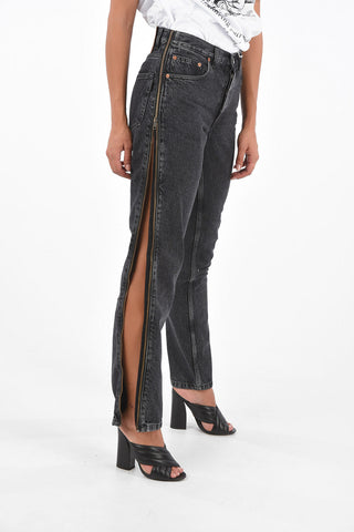 Side Zip STRIPPER High Waist Jeans