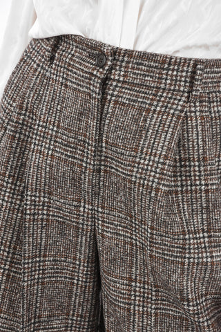 Blend Wool High Waist Skirt