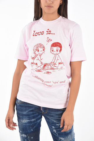 Printed LOVE IS.. Renny Fit T-Shirt