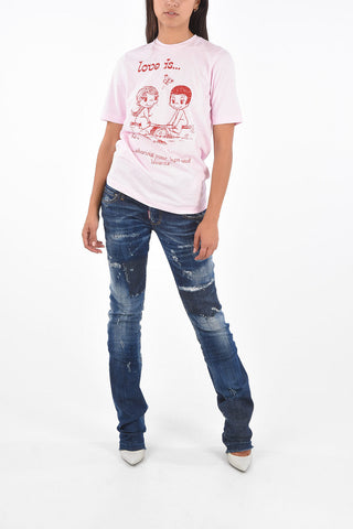 Printed LOVE IS.. Renny Fit T-Shirt