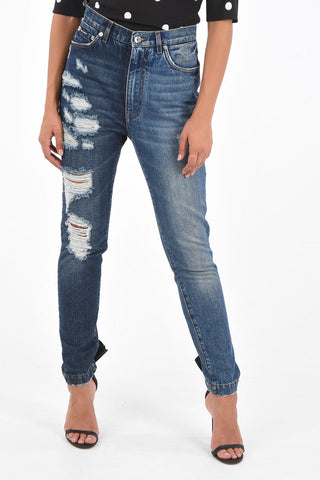 Distressed GRACE High Waist Jeans
