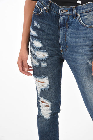 Distressed GRACE High Waist Jeans