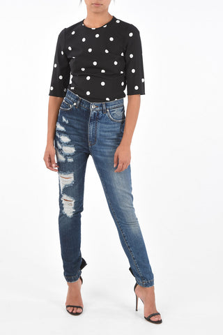 Distressed GRACE High Waist Jeans