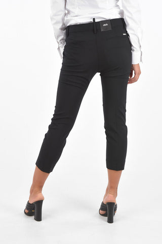 Stretchy Wool COOL GIRL FIT Cropped Pants