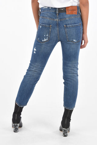 Distressed COOL GIRL Cropped Jeans