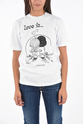 Printed LOVE IS..FOREVER Renny Fit T-Shirt