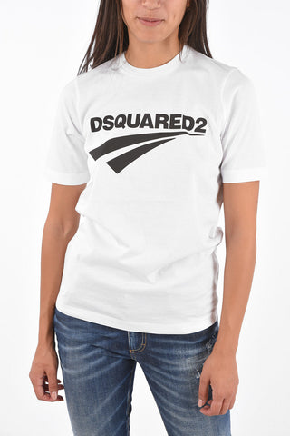 Crew-Neck T-Shirt with Front Print
