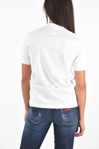 Crew-Neck T-Shirt with Front Print