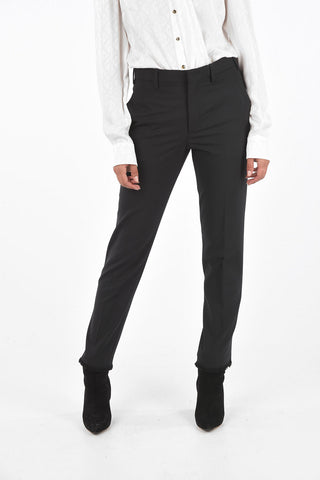Frayed Hem SLIM FIT Pants