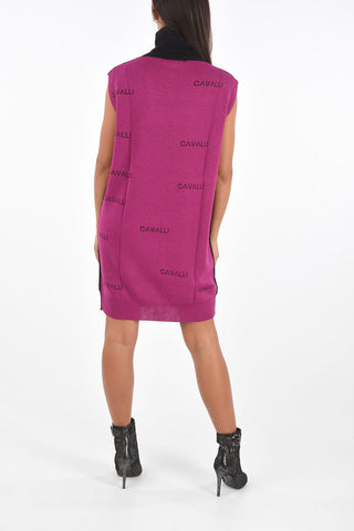Knitted Turtleneck Mini Dress