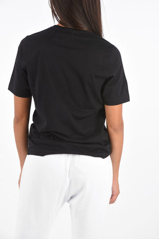 Crewneck T-shirt with Front Print