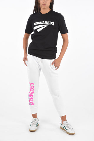 Crewneck T-shirt with Front Print