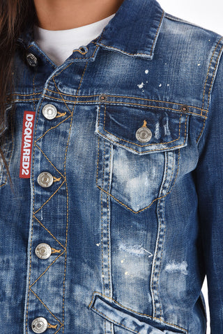Distressed Denim Jacket