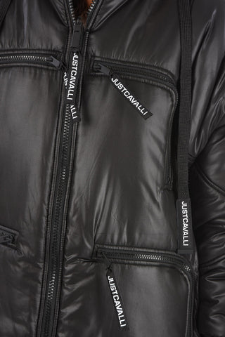 Maxi Giubbotto Puffer Reversibile con Cappuccio