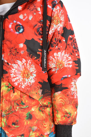 Maxi Giubbotto Puffer Reversibile con Cappuccio