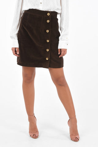 Courduroy Wrap Skirt