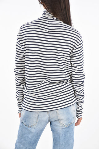 Striped New Diana Fit Turtle-Neck Sweater