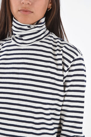 Striped New Diana Fit Turtle-Neck Sweater