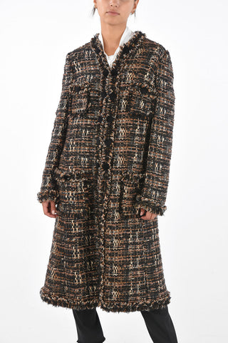 Crochet 4 Pocket Neckless Coat