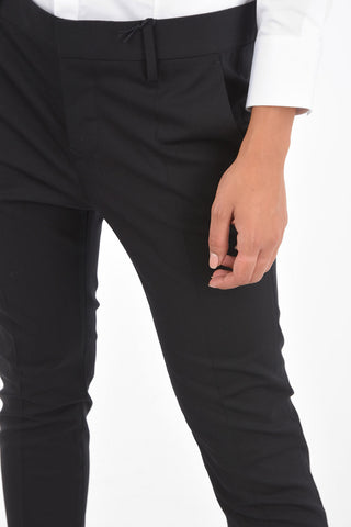 Stretchy Wool COOL GIRL FIT Cropped Pants