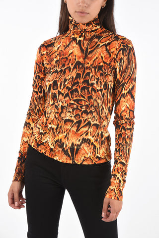 Fabric Slim Fit Turtle-Neck Sweater