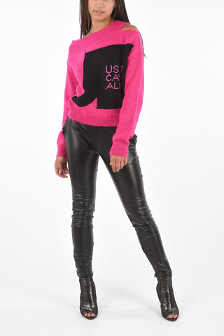 laser cut detail Sweater