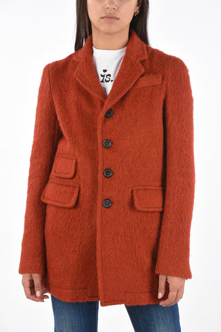 Wool Flap Pocket Coat