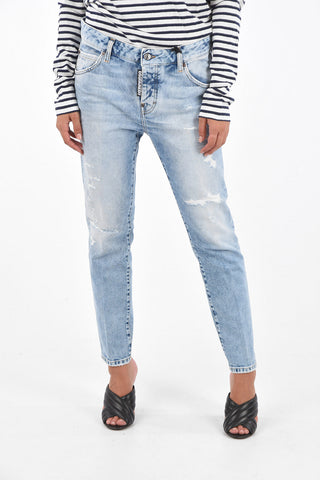 Distressed Cool Girl Fit Jeans