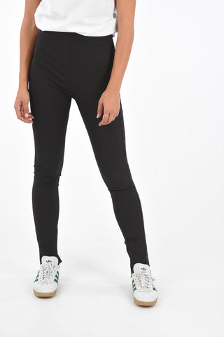 Side Logo Band Slim Fit Stirrup Pants