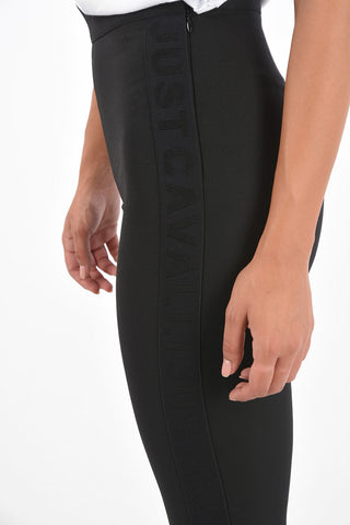 Side Logo Band Slim Fit Stirrup Pants