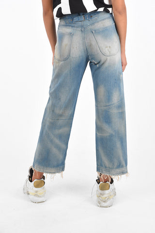Baggy Fit Distressed Jeans 22cm