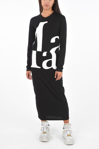 MM1 Printed Long Dress