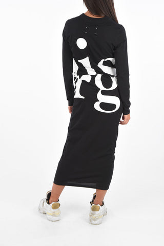 MM1 Printed Long Dress