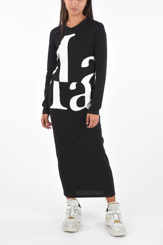 MM1 Printed Long Dress