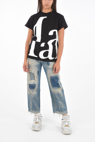 Maxi Printed Crew-Neck T-Shirt