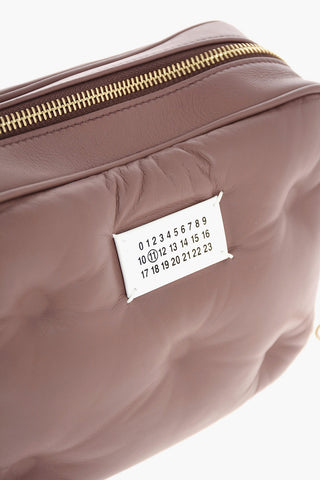 MM11 Leather Glam Slam Bag With chain Shoulder Removable