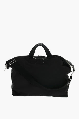 MM11 Leather and Fabric Weekend Bag