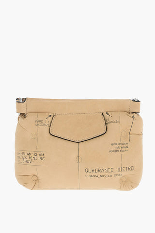 MM11 leather GLAM SLAM pochette with removable shoulder strap