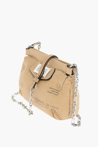 MM11 leather GLAM SLAM pochette with removable shoulder strap