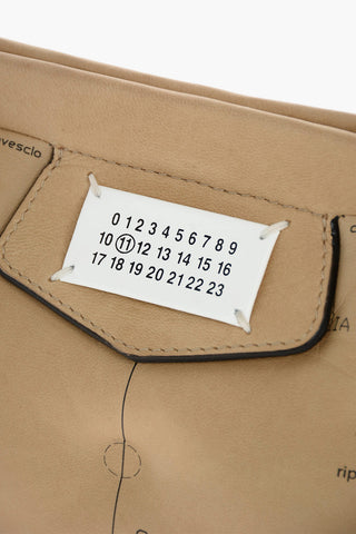 MM11 leather GLAM SLAM pochette with removable shoulder strap