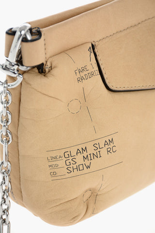 MM11 leather GLAM SLAM pochette with removable shoulder strap