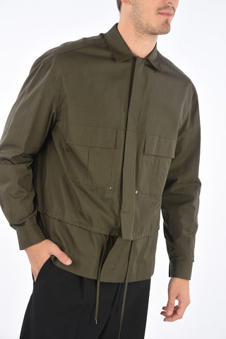 Camicia Destrutturata FOLD a Due Tasche con Coulisse